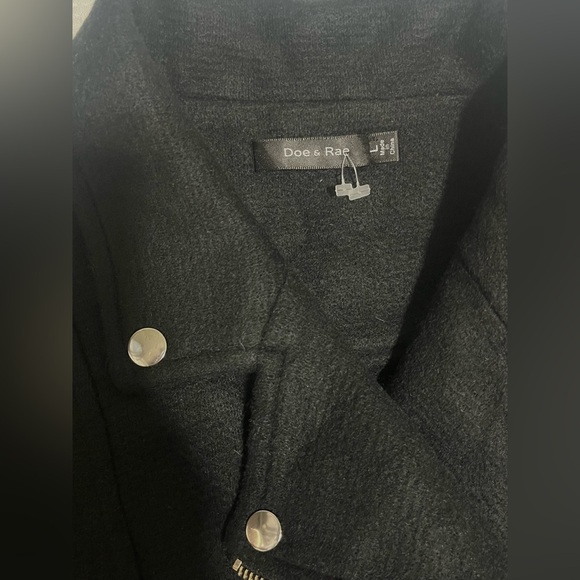 Doe & Rae Black Jacket Women’s Size Large NWT - Picture 6 of 13
